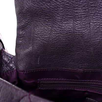 Chanel Glazed Calfskin Stitched On The Road Flap Purple 13 of 29