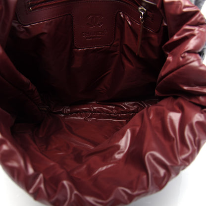 Chanel Lambskin Quilted Coco Cocoon Backpack Black 4 of 9