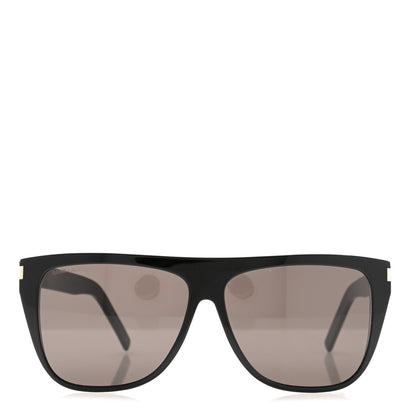 Saint Laurent Acetate Sunglasses SL 1 Slim  Black 2 of 9