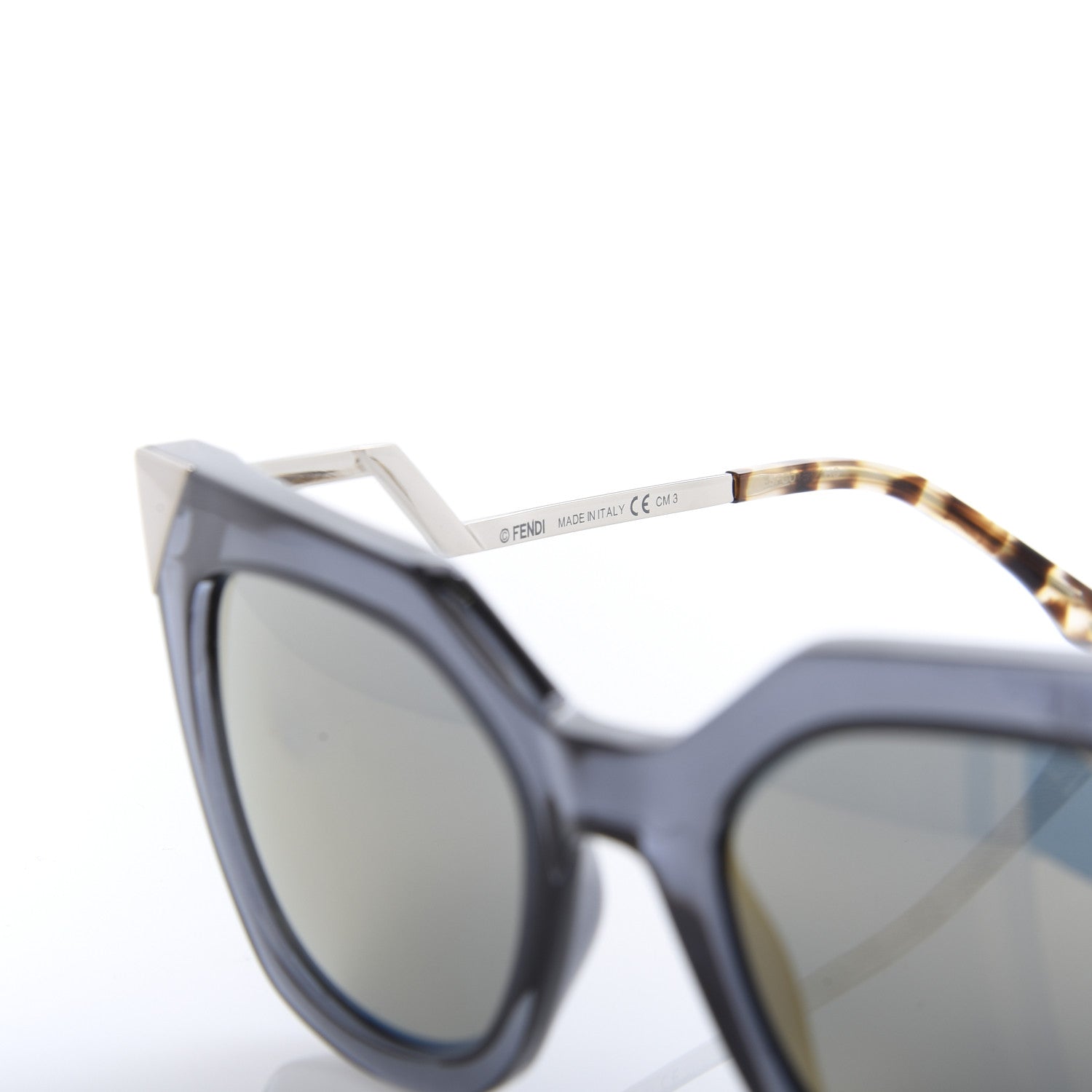 Fendi Cat Eye Iridia Sunglasses FF 0060/S Purple 5 of 7