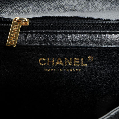 Chanel Caviar Jumbo Single Flap Black 6 of 8