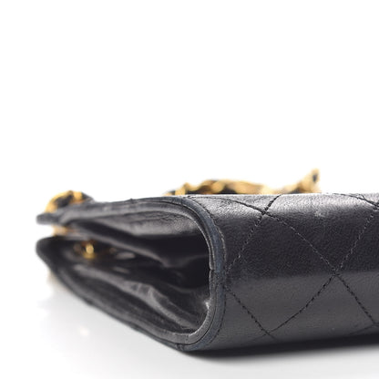 Chanel Lambskin Quilted Shoulder Bag Black 9 of 10