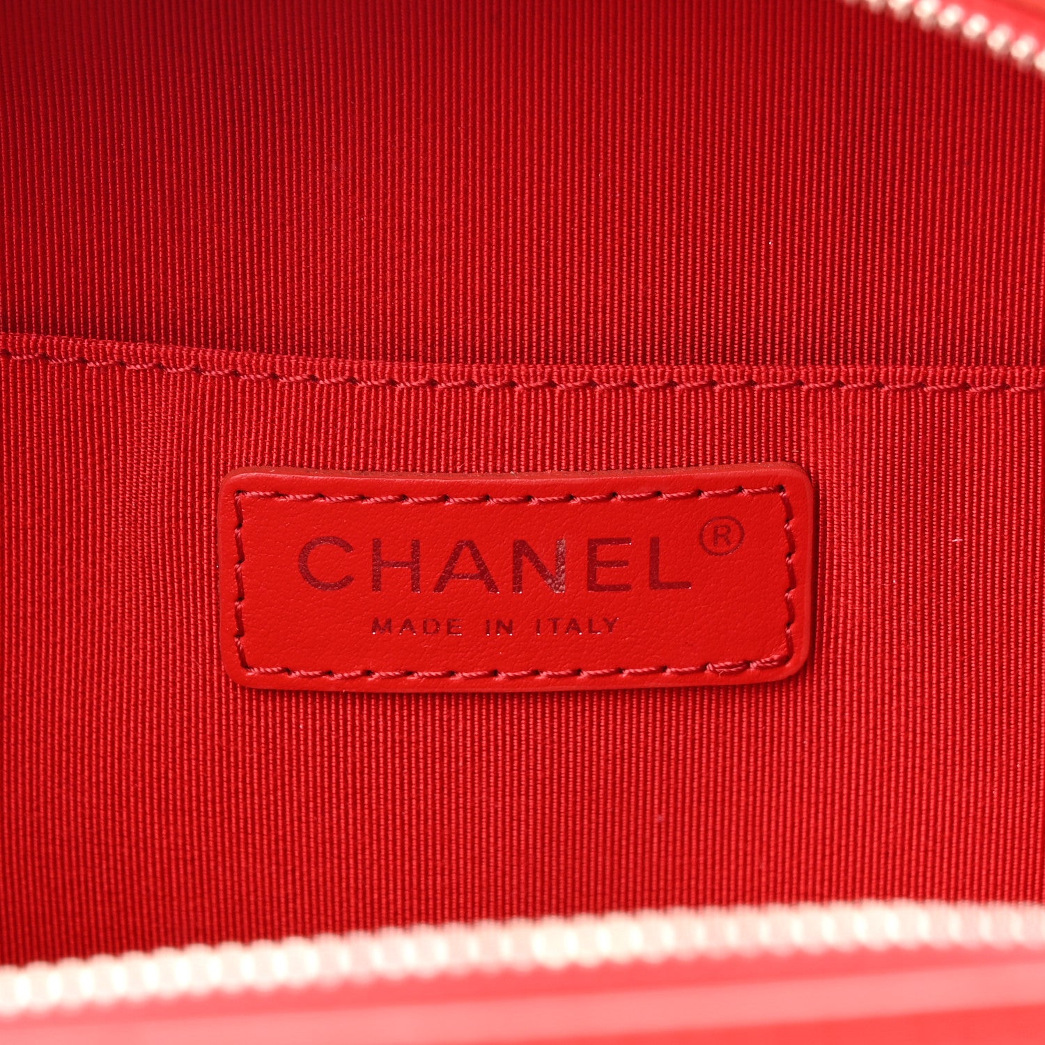 Chanel Lambskin Quilted Mini CC Box Camera Bag Red 6 of 14