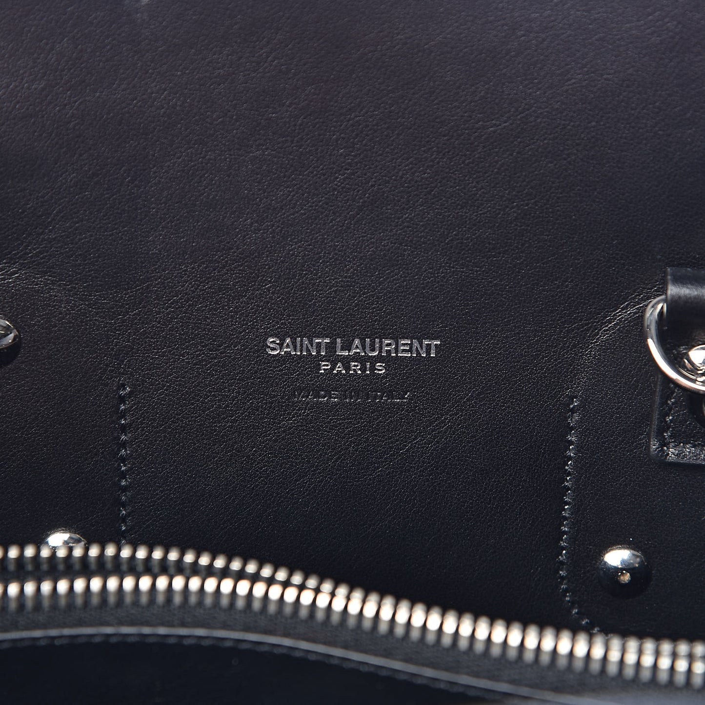 Grained Calfskin Small Sac De Jour Black