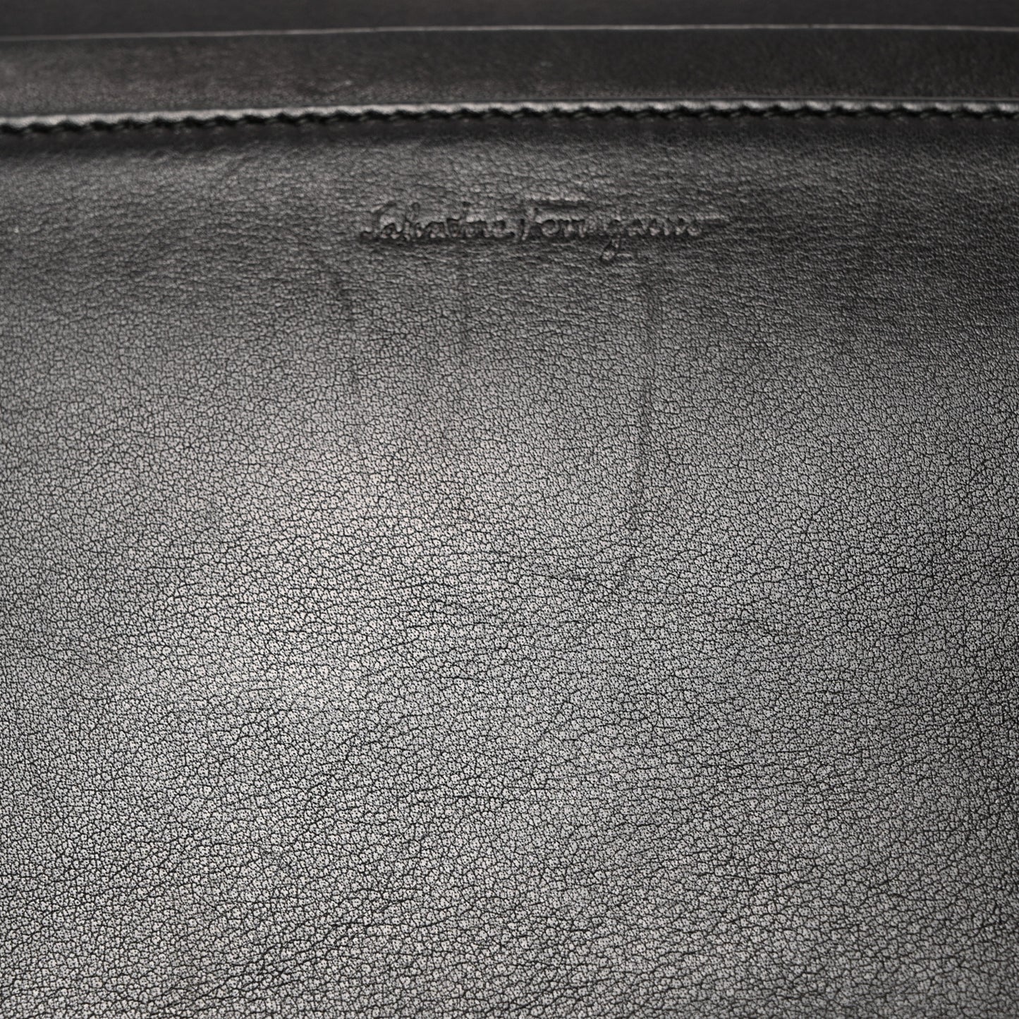 Calfskin Sofia Rainbow Top Handle Bag Black