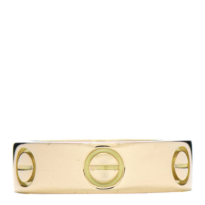 Cartier 18K Yellow Gold 5.5mm LOVE Ring 52 6 1 of 4