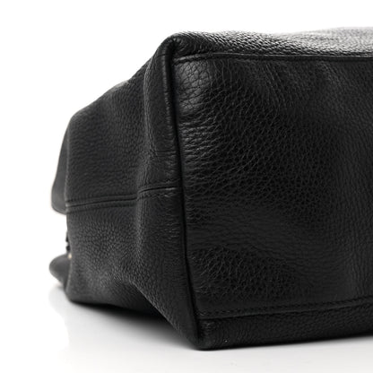 Gucci Pebbled Calfskin Medium Soho Chain Shoulder Bag Black 9 of 11