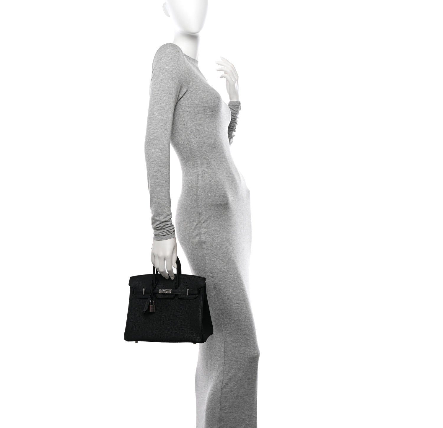Hermes Togo Birkin 25 Black 2 of 11