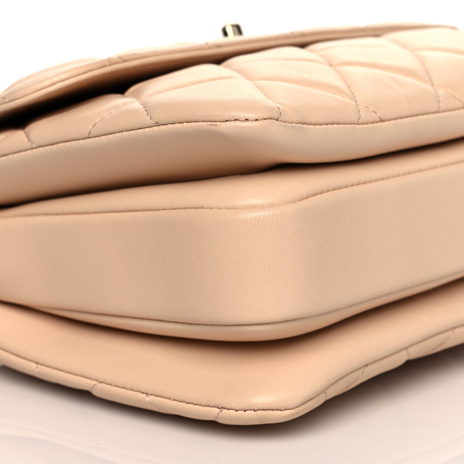 Chanel Lambskin Quilted Small Trendy CC Dual Handle Flap Bag Beige 10 of 11