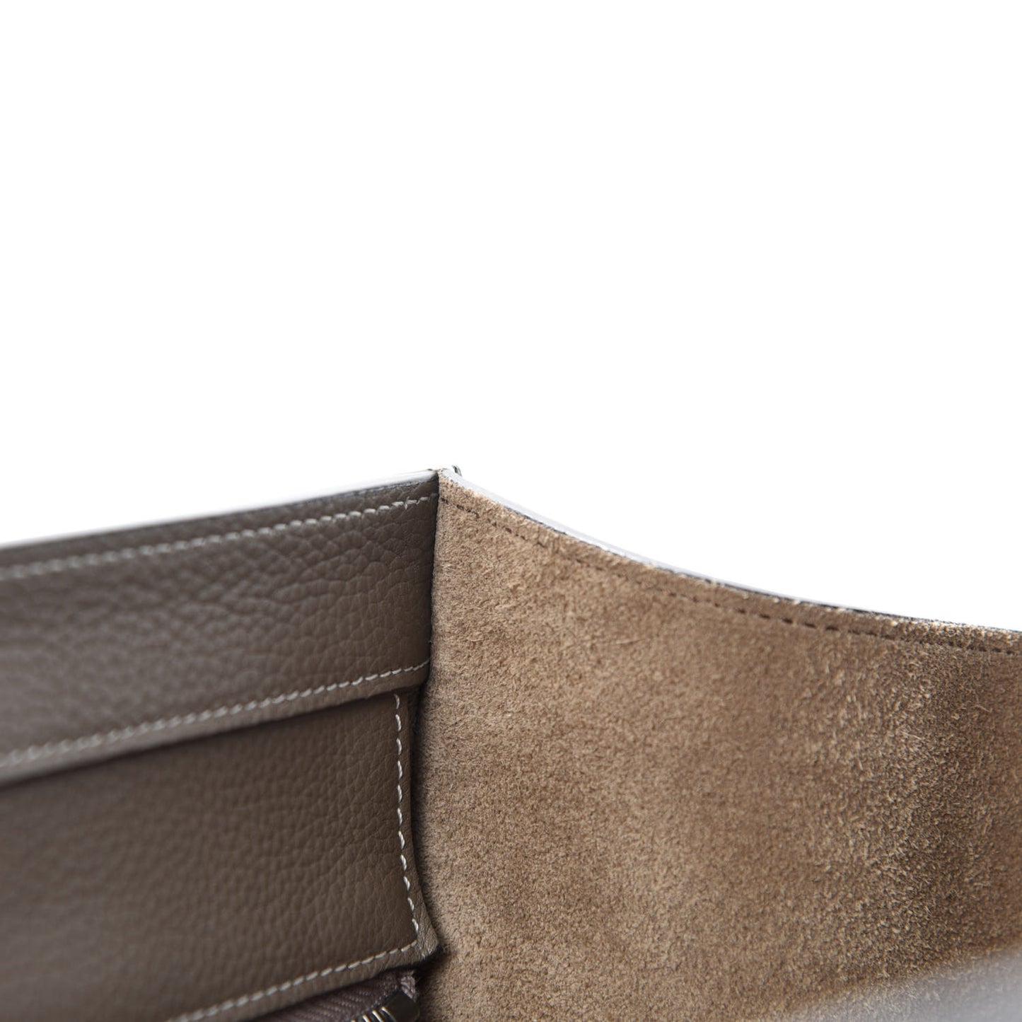 Drummed Calfskin Mini Luggage Souris