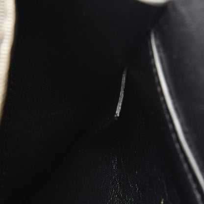 Celine Python Suede Calfskin Diamond Clutch Black 7 of 7