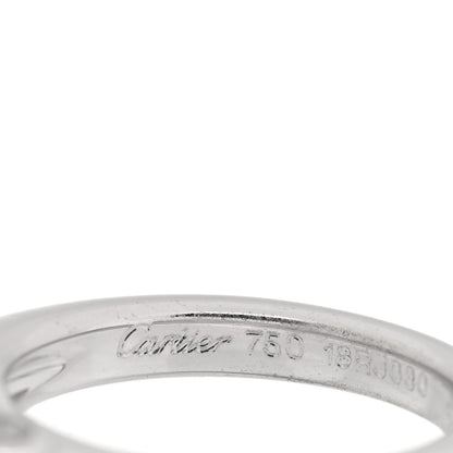 Cartier 18K White Gold Diamond .33ct Louis Cartier Engagement Ring 51 5.75 4 of 4