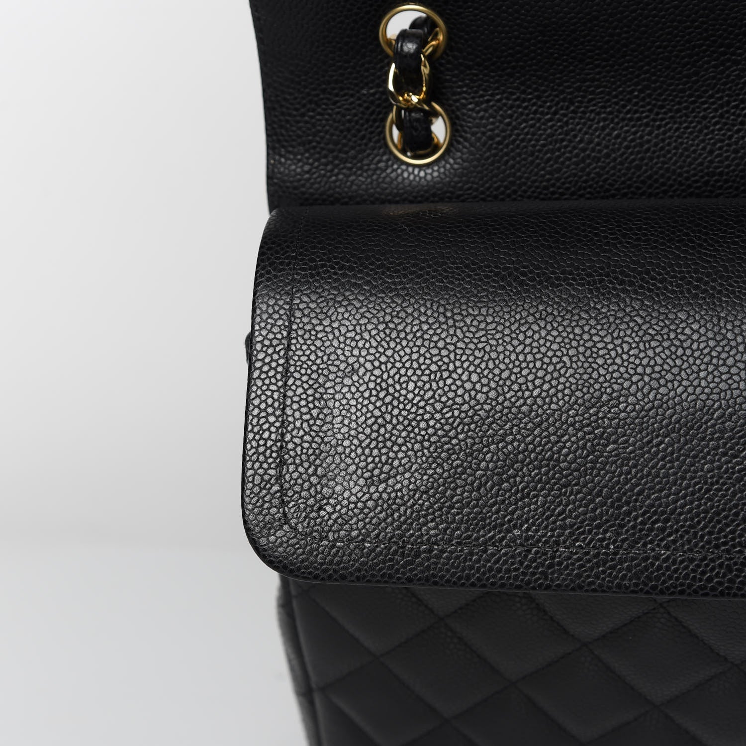 Chanel Caviar Quilted Maxi Double Flap Black 13 of 17