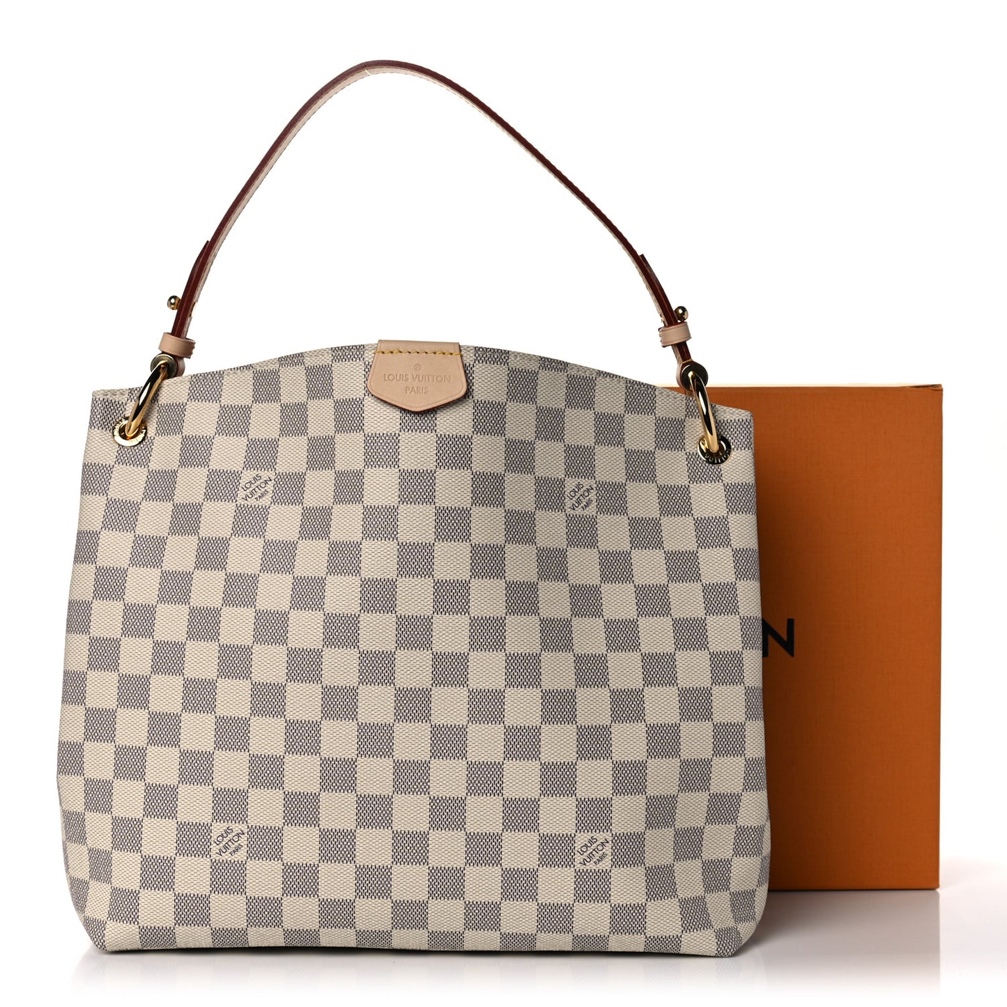 Damier Azur Graceful PM Rose Ballerine