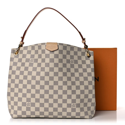 Louis Vuitton Damier Azur Graceful PM Rose Ballerine 11 of 11
