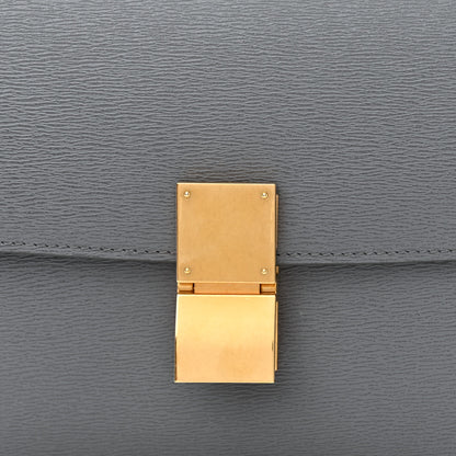 Celine Liege Calfskin Medium Classic Box Flap Bag Medium Grey 9 of 11