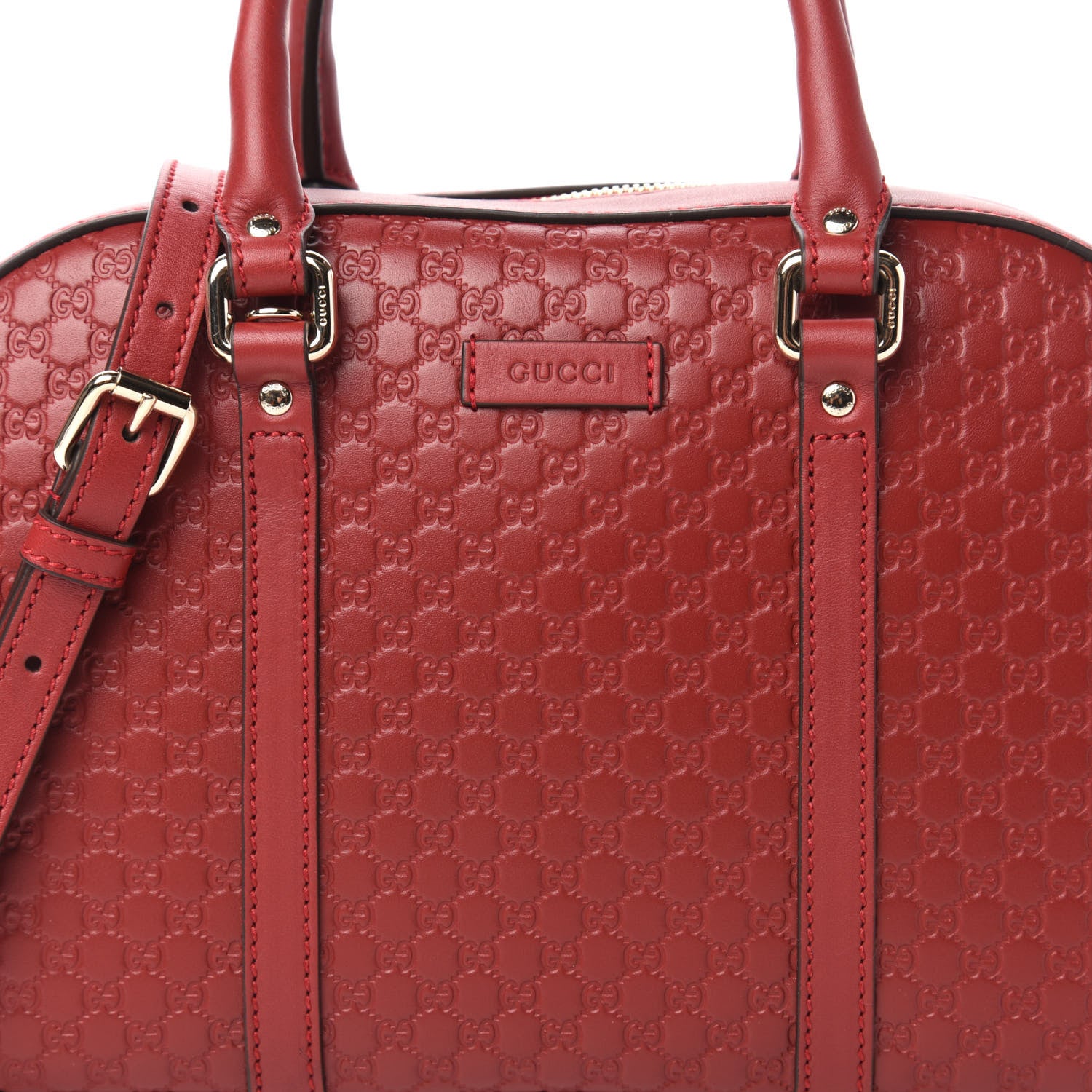 Gucci Soft Microguccissima Medium Crossbody Bag Rosso 10 of 10