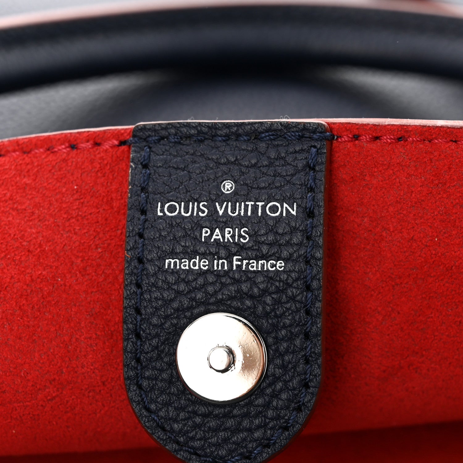 Louis Vuitton Calfskin Lockmeto Marine Rouge 6 of 9
