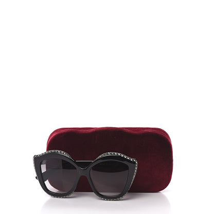 Gucci Crystal Cat Eye GG0118S Sunglasses Black 7 of 7