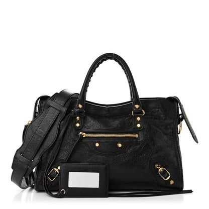Balenciaga Agneau Classic Gold Hardware S City Black 1 of 10