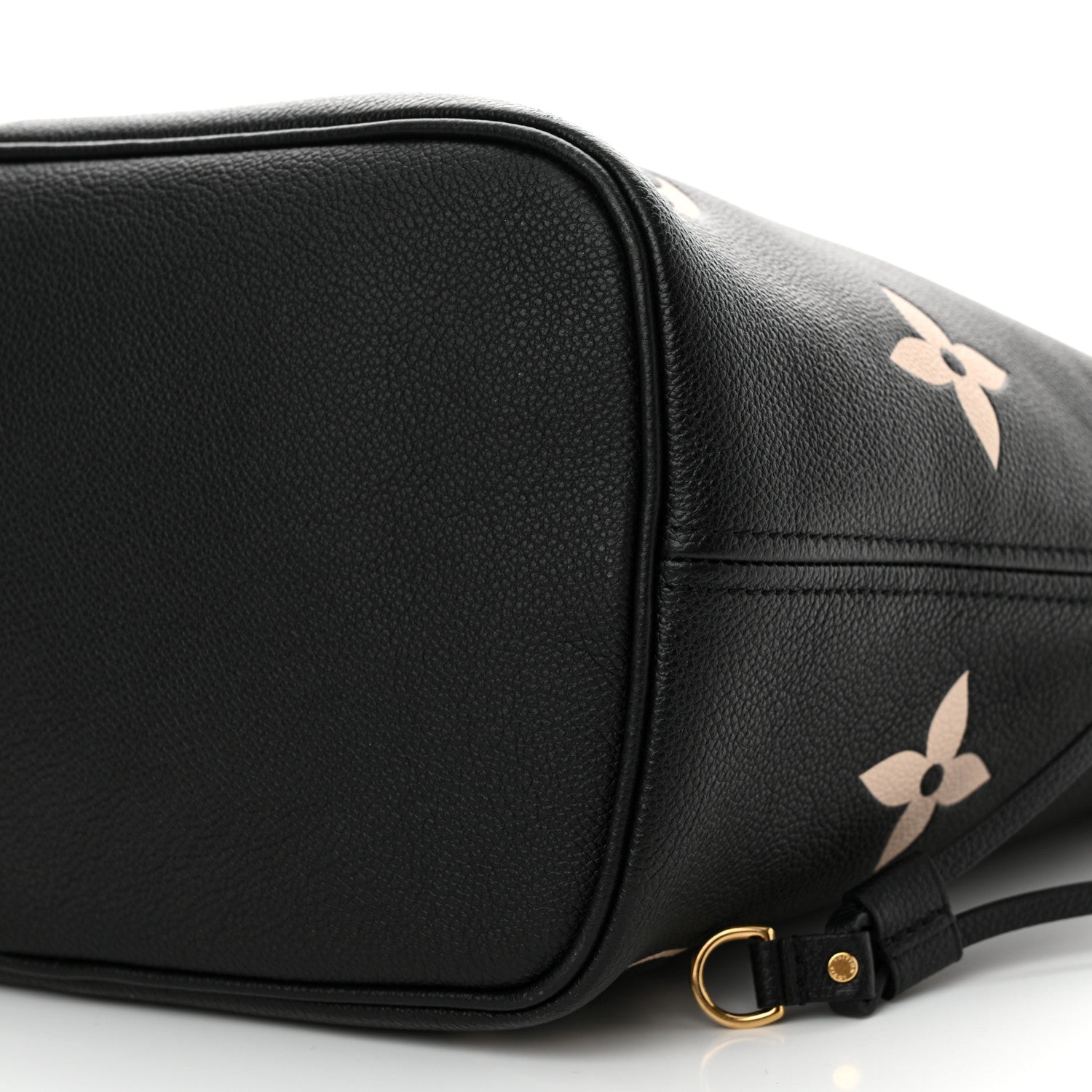 Louis Vuitton Empreinte Monogram Giant Neverfull MM Black Beige 10 of 10