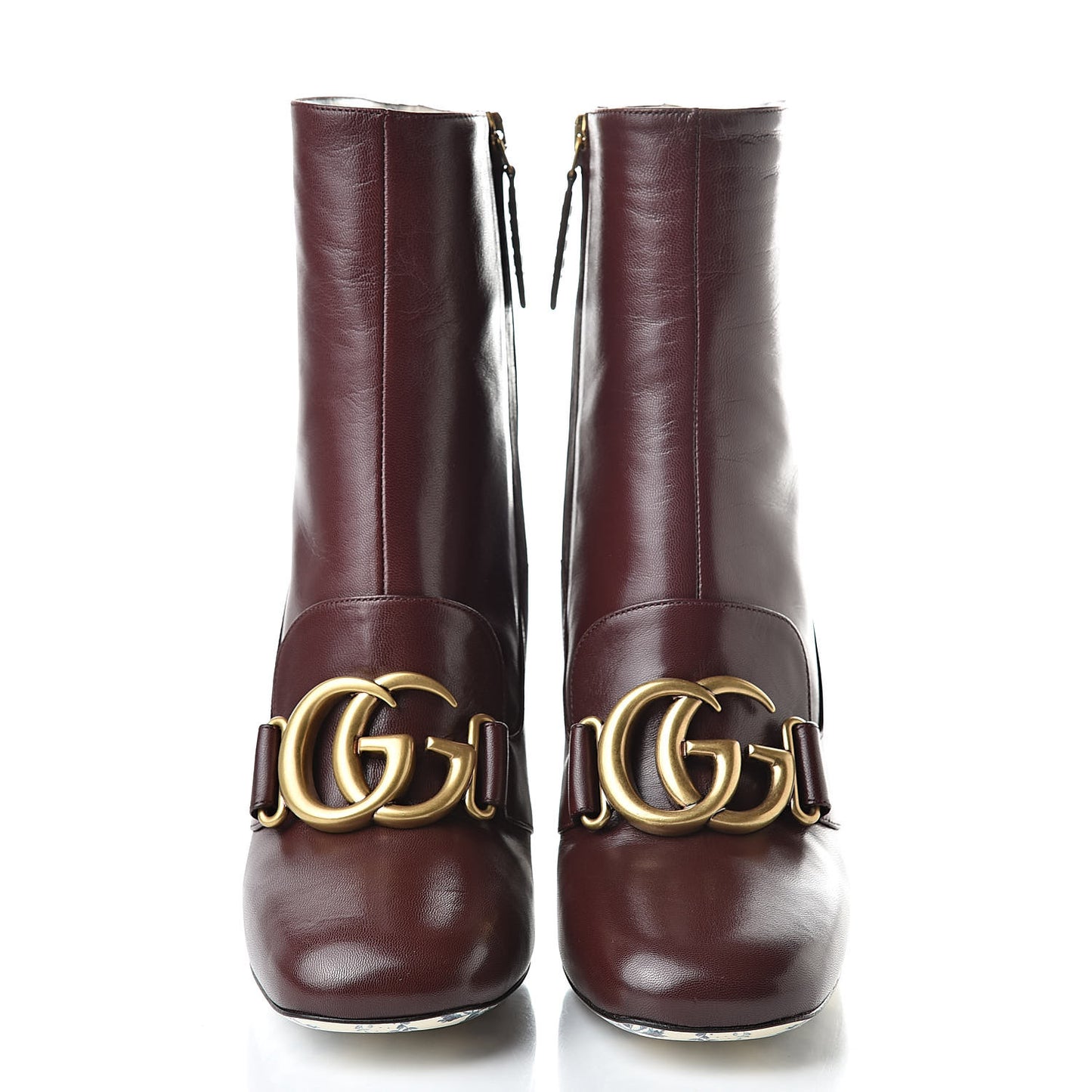 Malaga Kid GG Victoire 95mm Ankle Boots 36 Vintage Bordeaux