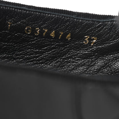 Chanel Lambskin Quilted Cap Toe Slipper With Pouch 37 Black 8 of 9