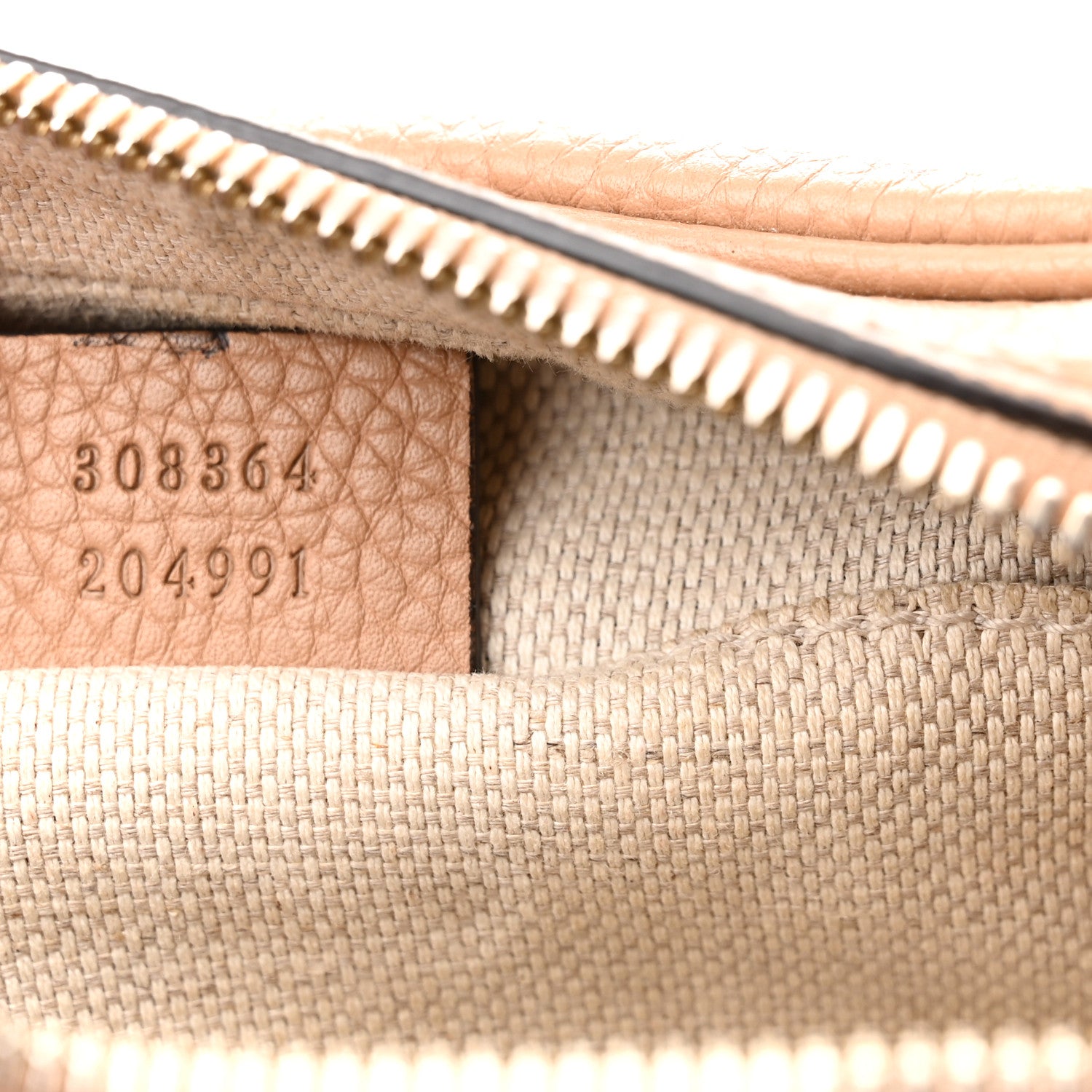 Gucci Pebbled Calfskin Small Soho Disco Bag Camelia 7 of 18
