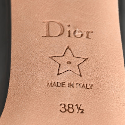 Christian Dior Brushed Calfskin Uniform 30mm Pumps 38.5 Black 6 of 8