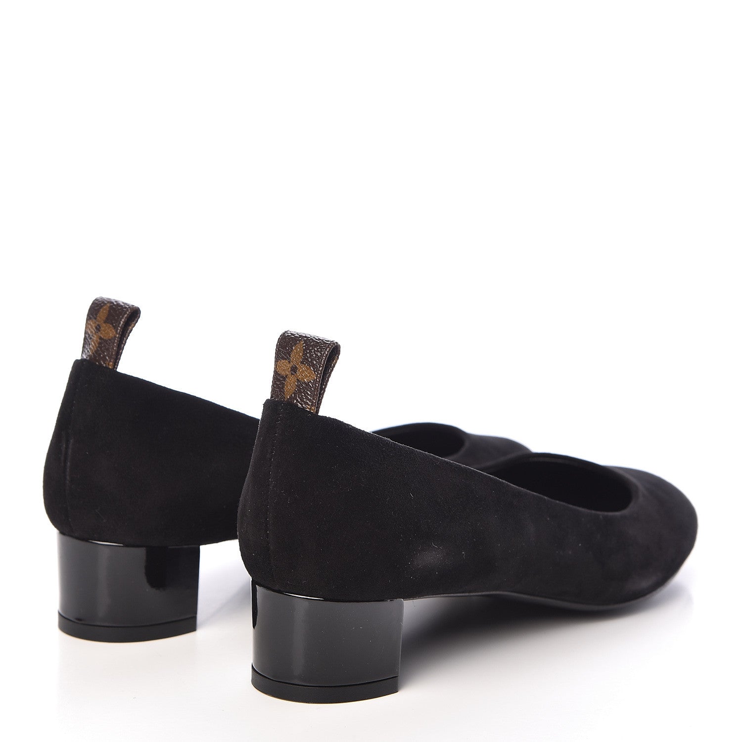Louis Vuitton Suede Uniformes Pump 36 Black 4 of 8