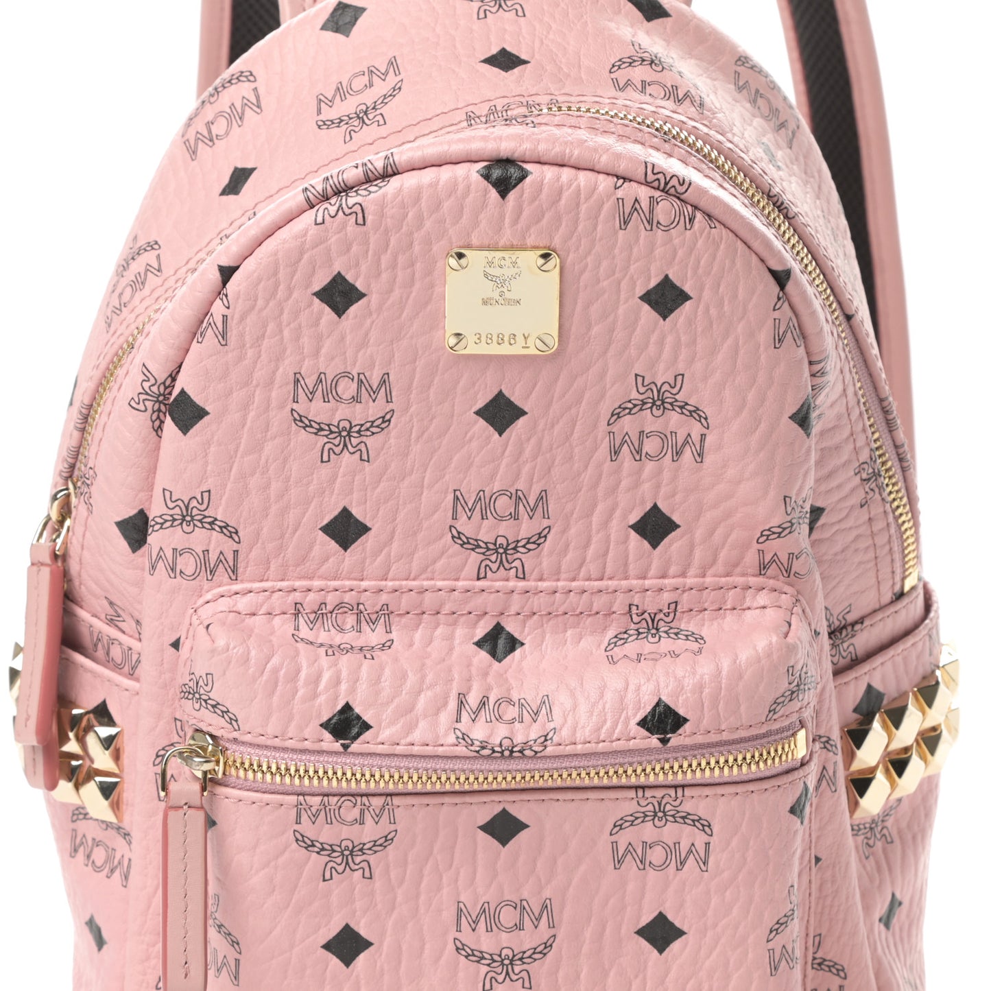 Visetos Side Stud Mini Stark Backpack Pink