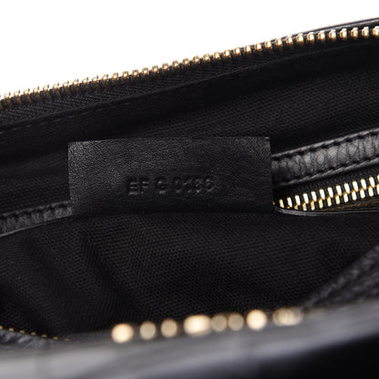 Givenchy Calfskin Crocodile Embossed Medium Pandora Black 9 of 10