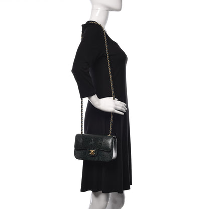 Chanel Lizard Mini Rectangular Flap Dark Green 2 of 9