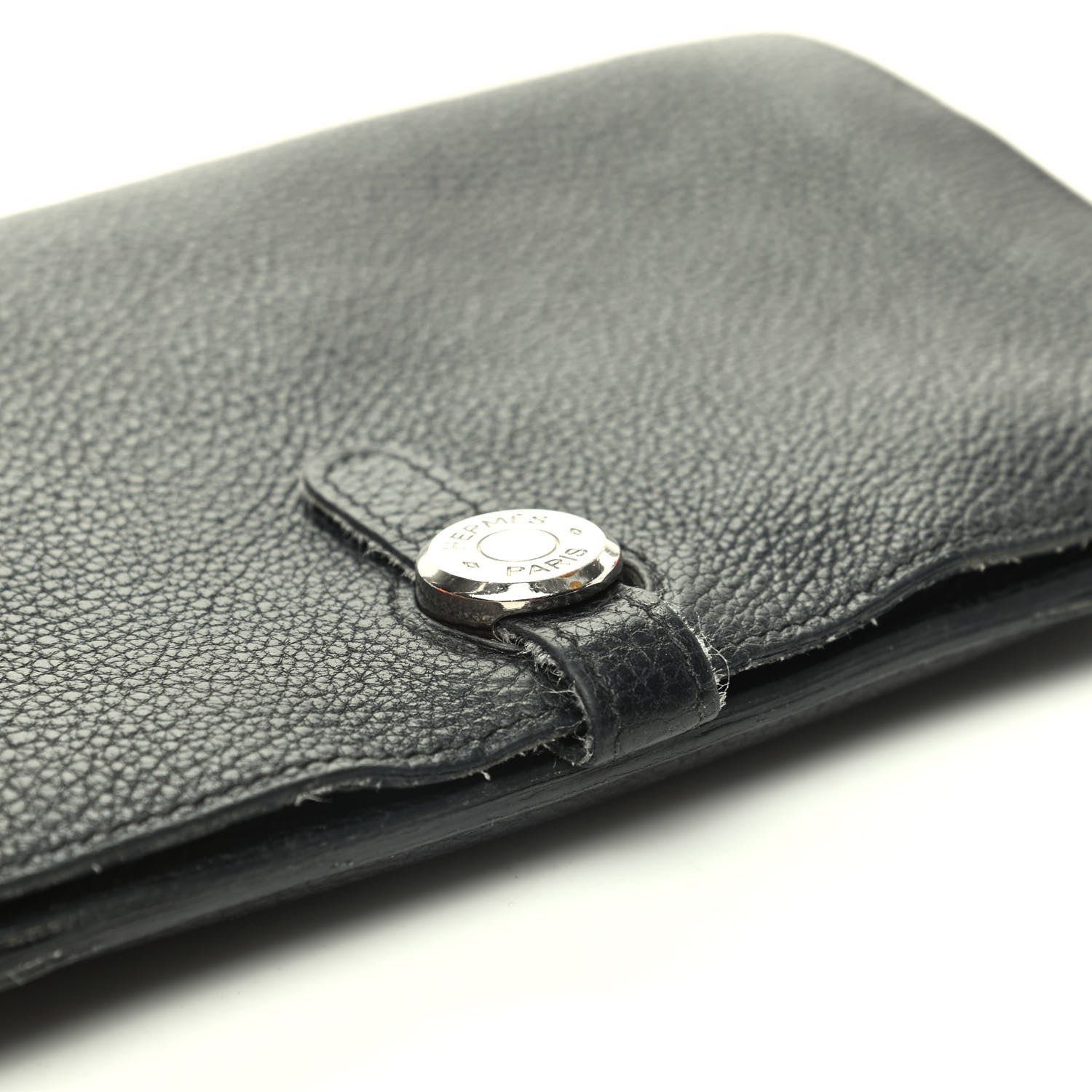 Hermes Togo Dogon Duo Wallet Black 10 of 11