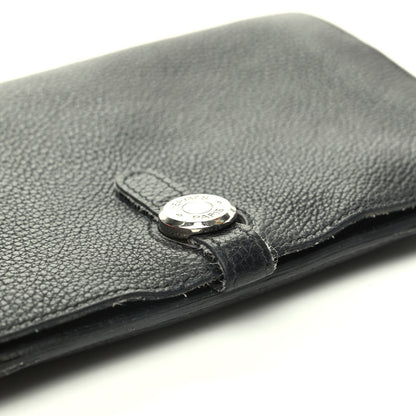 Hermes Togo Dogon Duo Wallet Black 10 of 11