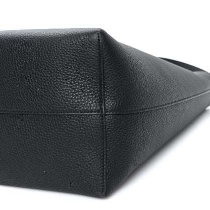 The Row Grained Calfskin Medium N/S Park Tote Black 9 of 9