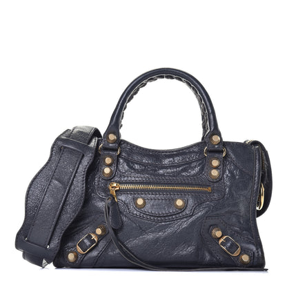 Balenciaga Agneau Giant 12 Gold Hardware Mini City Gris Fossile 1 of 9
