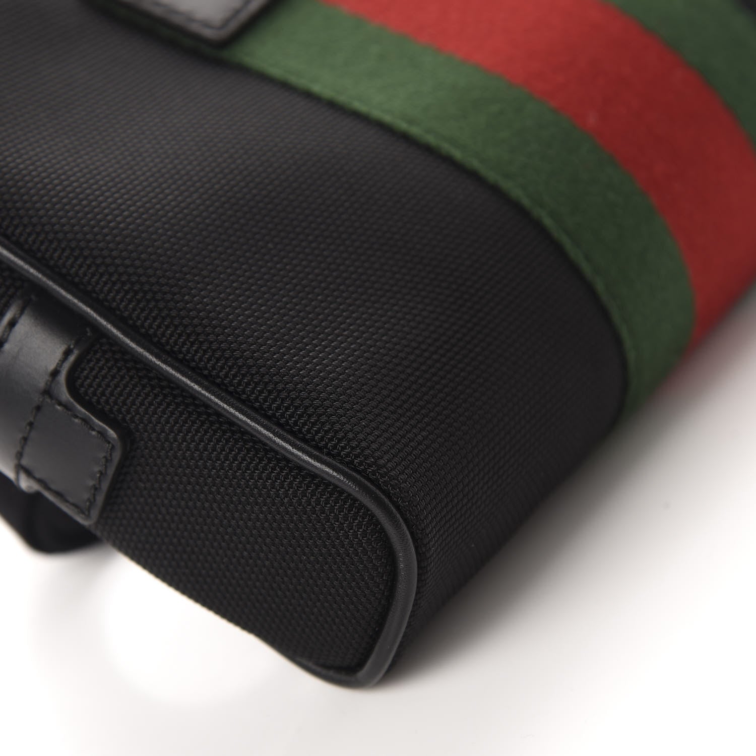 Gucci Canvas Web Slim Belt Bag Black 6 of 10