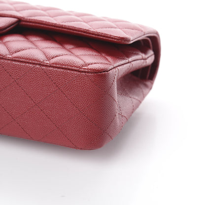 Chanel Caviar Quilted Medium Double Flap Red 6 of 14