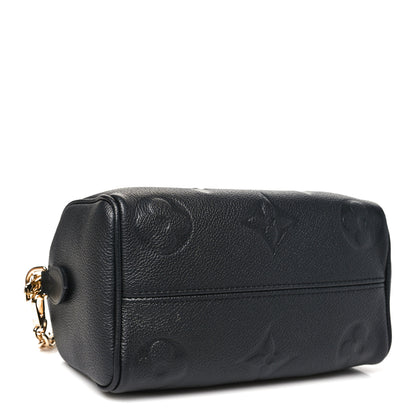 Louis Vuitton Empreinte Monogram Giant Speedy Bandouliere 20 Black 3 of 9