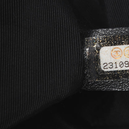 Chanel Calfskin Quilted Medium Boy Top Handle Flap Black 7 of 8