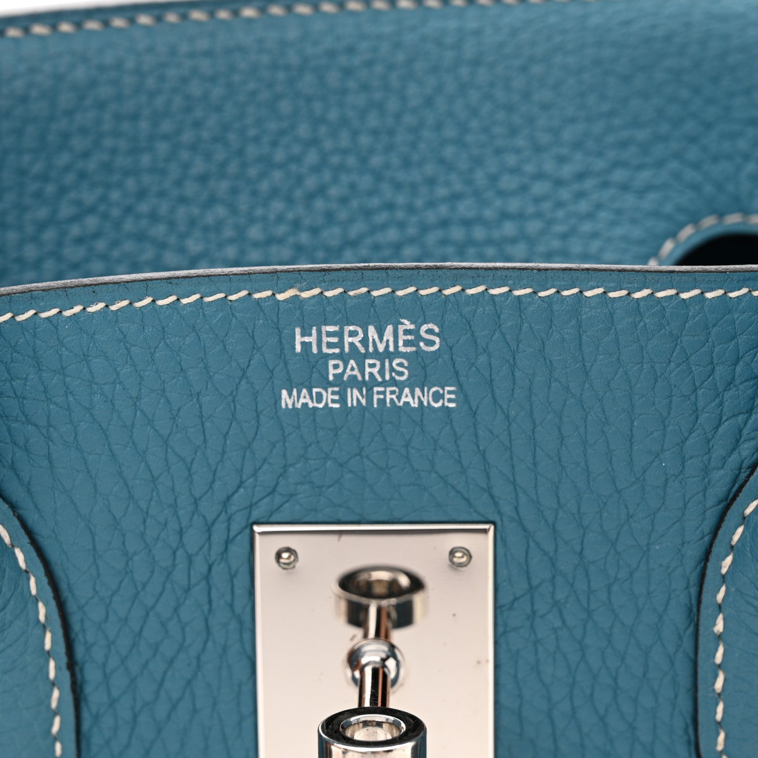 Hermes Taurillon Clemence BIRKIN 35 Blue Jean 6 of 20