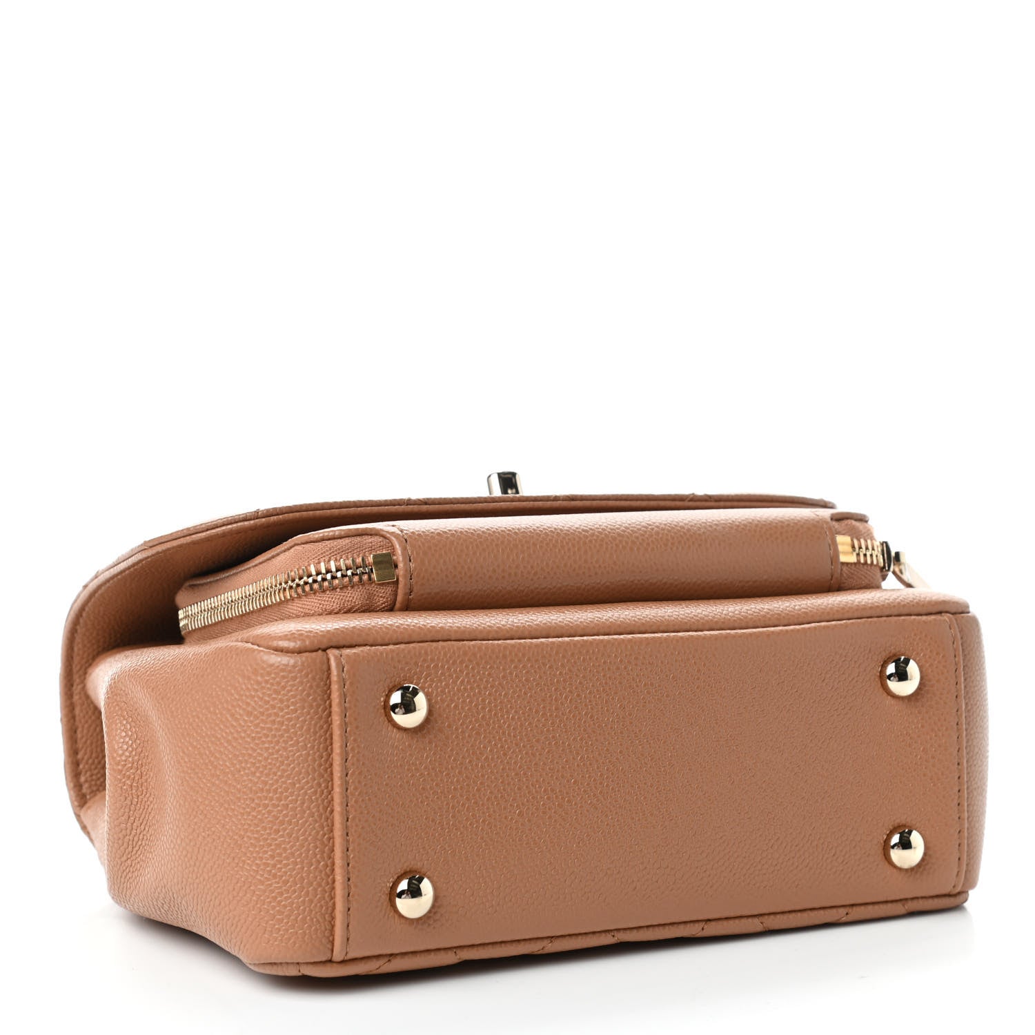Chanel Caviar Quilted Small Business Affinity Flap Camel 3 of 4