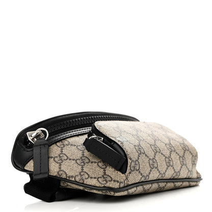 Gucci GG Supreme Monogram Belt Bag Black 4 of 12