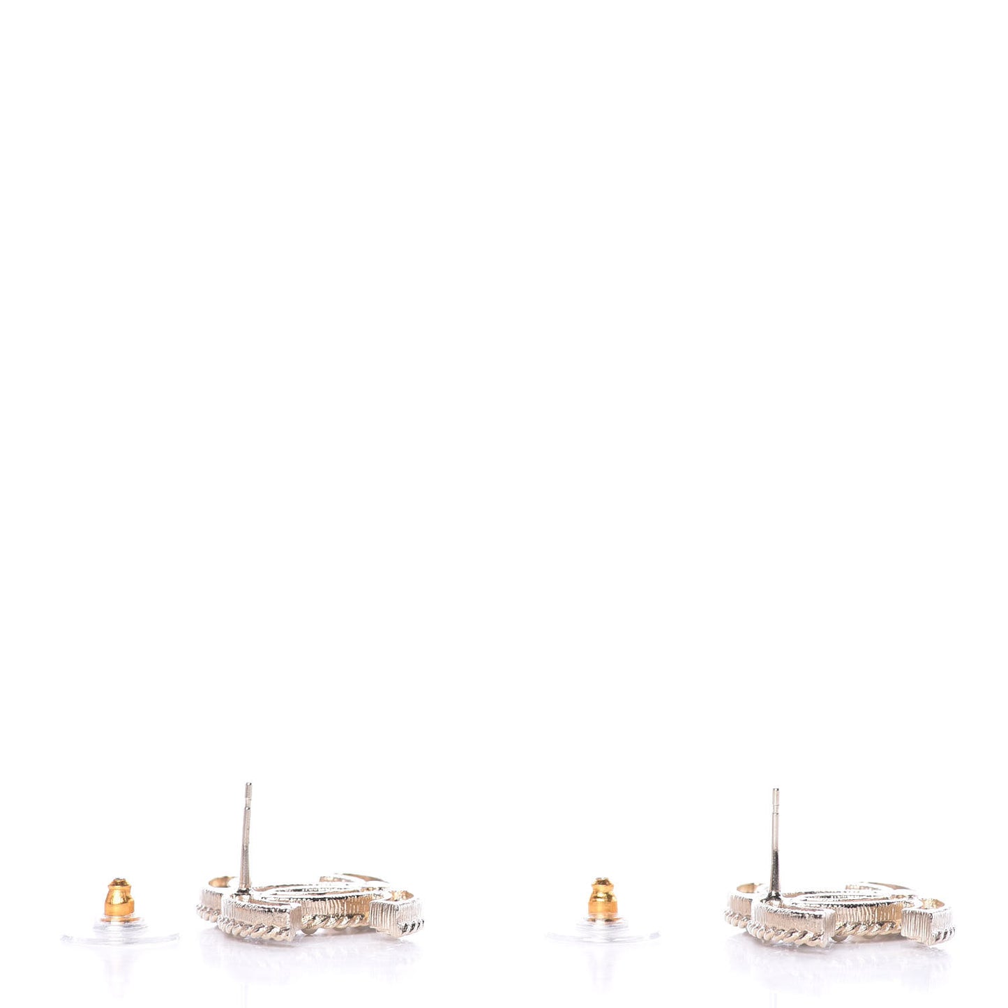 Pearl Crystal April In Paris CC Earrings Light Gold