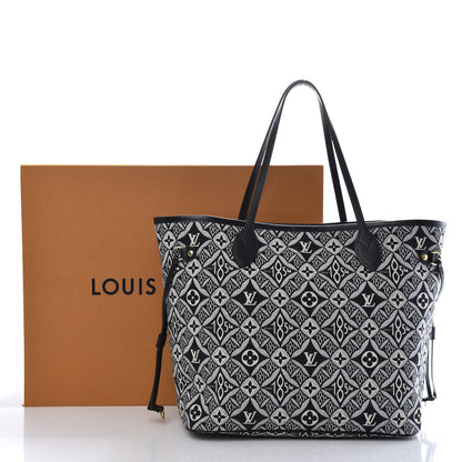 Louis Vuitton Jacquard Since 1854 Neverfull MM Grey 11 of 11