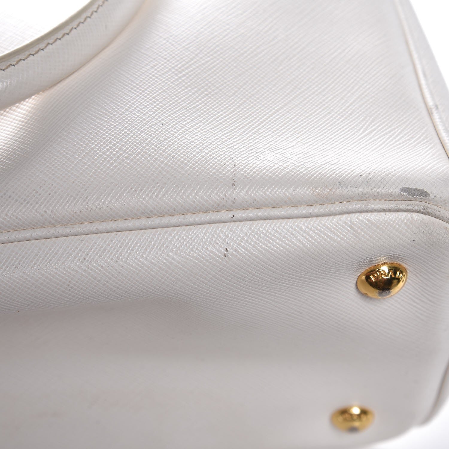 Prada Saffiano Lux Medium Tote Talco 24 of 29