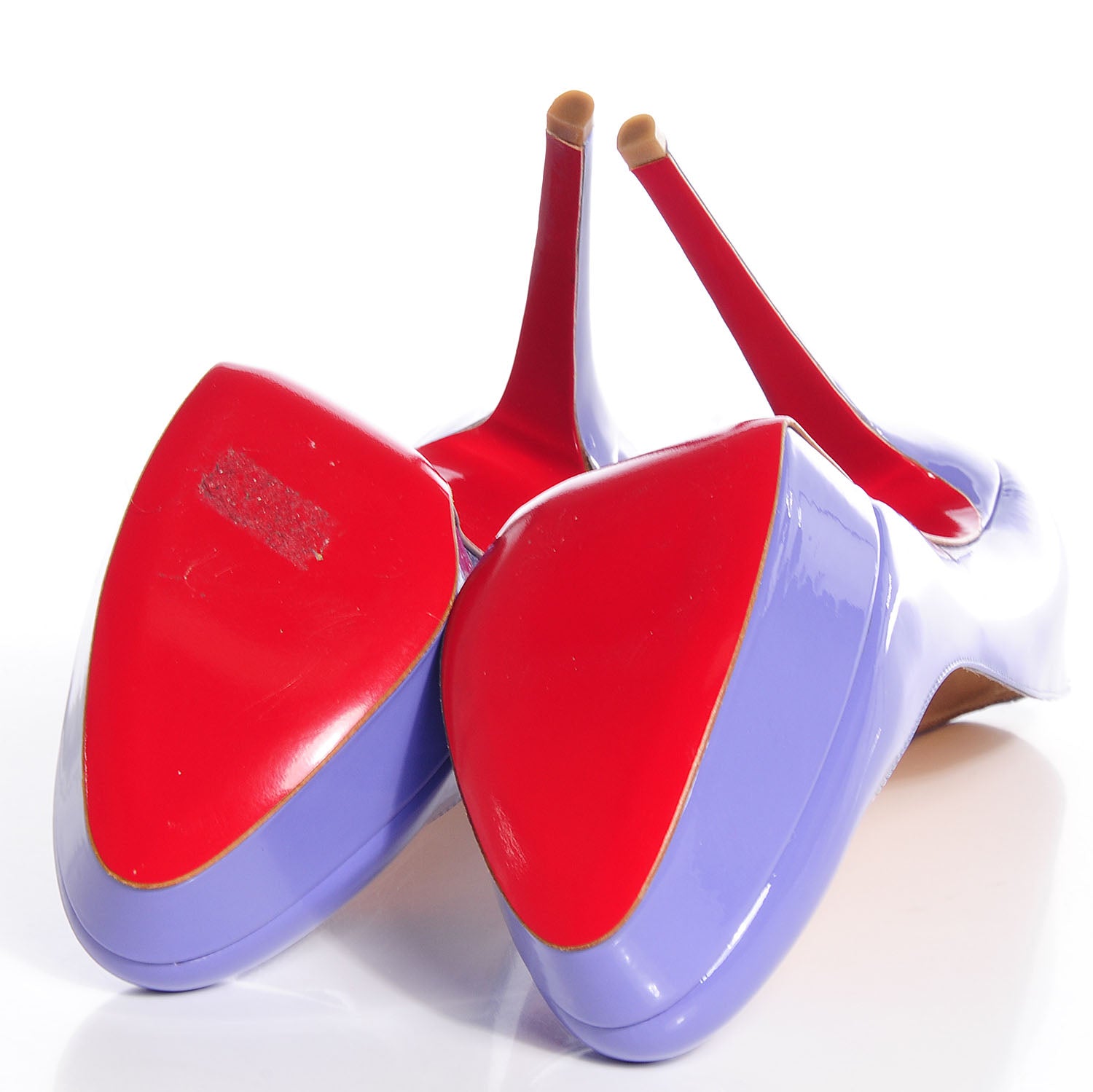 Christian Louboutin Patent Bianca 140 Pumps 39 Lavender 5 of 7