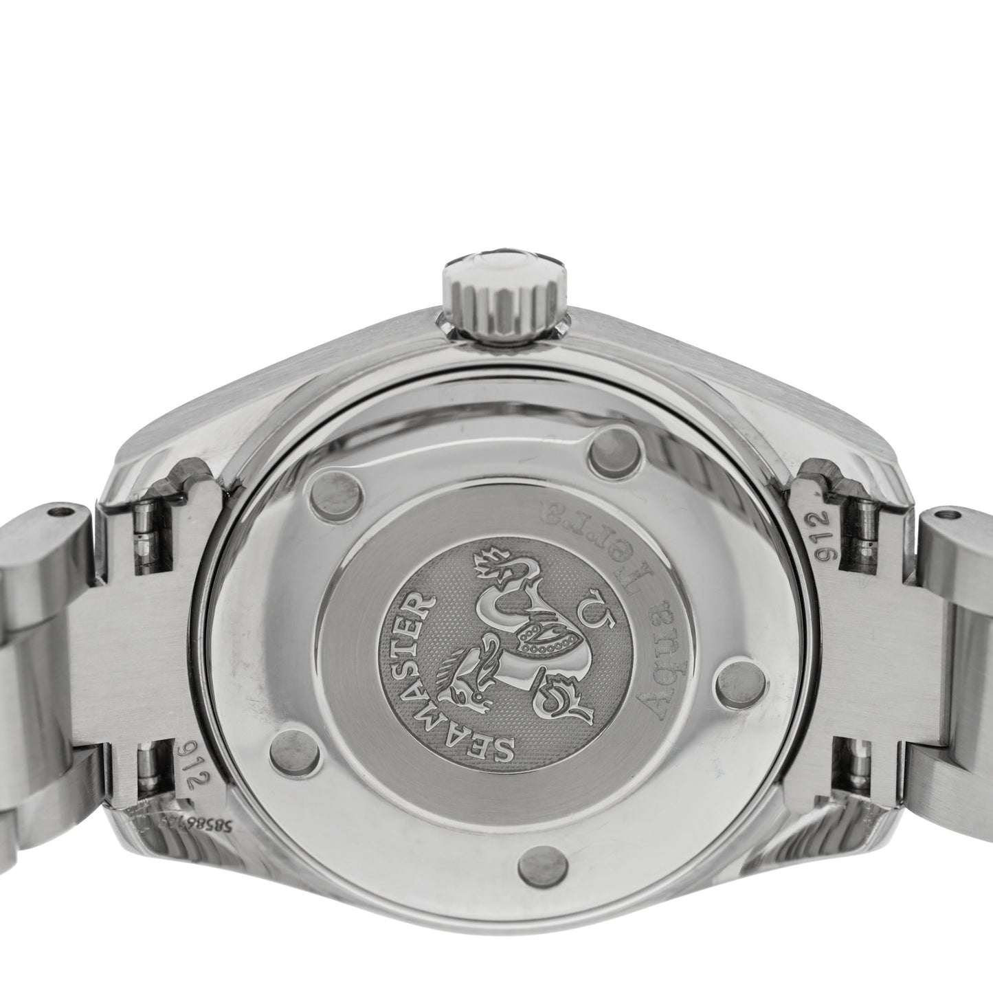 Stainless Steel 29mm Seamaster Aqua Terra Quartz Watch Silver 2577.30