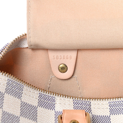 Louis Vuitton Damier Azur Speedy 30 7 of 10